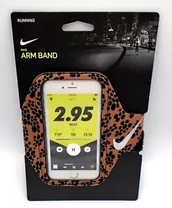Nike Lean Arm Band SmartPhone Forearm Adult Unisex Mineral Clay/Black/Silver - Picture 1 of 4