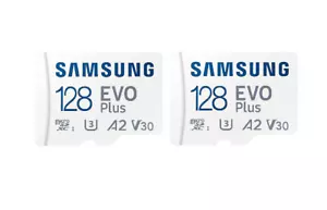 Tarjeta de memoria Samsung 128 GB EVO Micro SD GoPro HERO9 HERO10 Black Bones HERO11 x2 - Imagen 1 de 3