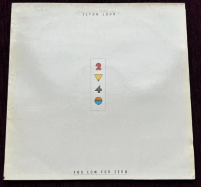 NM - Elton John - Too Low For Zero - 1983 - Vinyl LP Records - HISPD24 811052-1 Foto 1 de 4