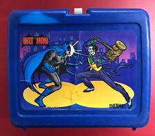 Vintage 1982 Batman and Joker Cover Thermos Lunchbox