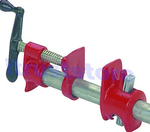 3/4" INCH SIZE HD WOOD GLUE PIPE BAR CLAMP FOR WOODWORKING GLUING GLUEING VISE - Picture 1 of 3
