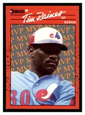 1990 Donruss Bonus MVP's #BC-7 TIM RAINES Montreal Expos ~B2K