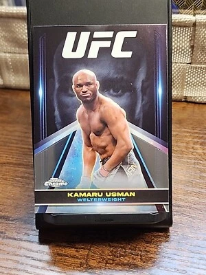 2024 Topps Chrome UFC Kamaru Usman Supergiant Mint 🔥 Hof  - Image 1 of 2