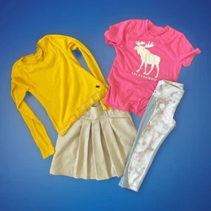 Lot Of 4 Girls Abercrombie, Athleta, Nautica Size 12 - Picture 1 of 16
