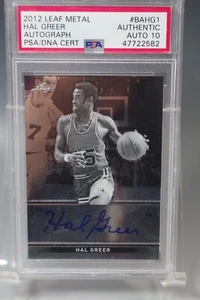 HAL GREER 2012 LEAF METAL #BAHG1 PSA 10 CARD AUTOGRAPH GRADED - Picture 1 of 3