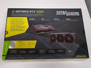 ZOTAC Gaming GeForce 3080 10GB AMP Holo Graphics Card RGB ZT-A30800F-10P - Picture 1 of 24
