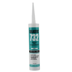 Dow Corning White RTV Sealant 732 Multi-Purpose Silicone Rubber 232c 310g - Picture 1 of 6