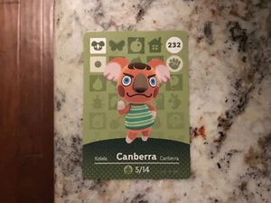 Canberra #232 Animal Crossing Amiibo Original Nintendo Mint Karte aus Serie 3 - Bild 1 von 1