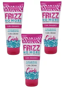 3 x Creightons Frizz No More Curl Enhance Curl Cream 100 ml - Imagen 1 de 2