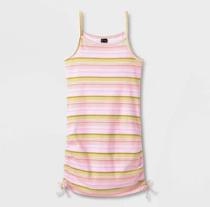Girls' Side Cinch Tank Dress - art class™ - Picture 1 of 3