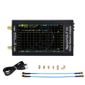 NanoVNA-F V3 1MHz-6GHz Vector Network Antenna Analyzer VNA for MF/HF/VHF/UHF/SHF - Imagen 1 de 12
