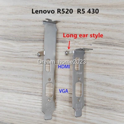 Bracket For Lenovo R520 R5 430 Graphics Video Card VGA+HDMI - image 1 of 3