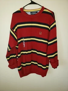 Vintage TOMMY HILFGER Stripped 100%cotton Sweater NWT - Picture 1 of 5