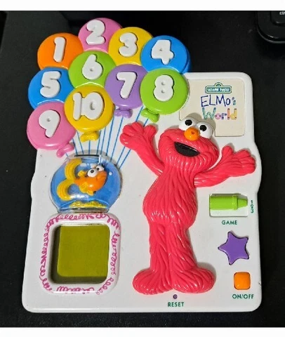 Sesame Street Elmo's World COUNT & POP BALLOON Electronic Learning Game Cover