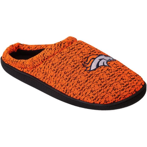 NFL Poly knit Cup Sole Slide Slippers Denver Broncos NEW Cover