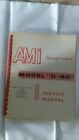 AMI Model D-80 Phonograph Service Manual 1952 Reprint 1984 Printing Jukebox