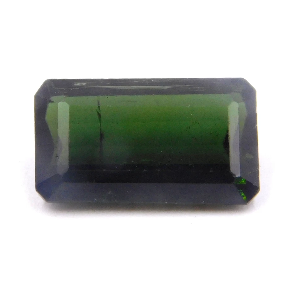 Piedra preciosa suelta corte baguette turmalina cromada creada 7x13 mm 4,5 quilates 1 pieza P-3046 Foto 1 de 4