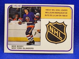 1981-82 O-Pee-Chee Hockey #382 Mike Bossy Goal Leader NRMT AA3869 - Picture 1 of 1