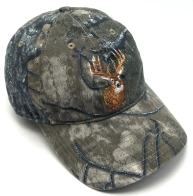 Sombrero de ciervo/alce camuflaje gorra ajustable caza exterior gorra marca Foto 1 de 4
