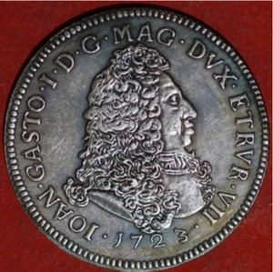 Moneda conmemorativa europea medieval Ioan Gasto año 1723 (7734) - Imagen 1 de 2