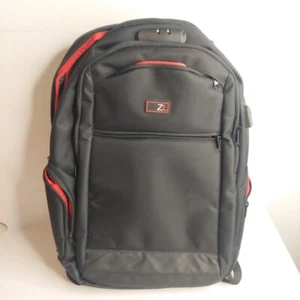 ZL Commuter Business 17" Lockable Laptop Backpack with RFID Black - Picture 1 of 6