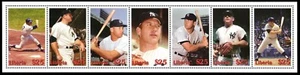 LIBERIA Dt 2002 - Mickey Mantle "Baseball Player" (pb53735) - Picture 1 of 1