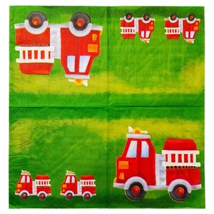Fire Engine Party Napkins (pack of 20) - Picture 1 of 1