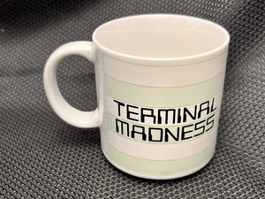 Taza de café de papel para computadora Taylor & NG 1984 de colección años 80 Terminal Madness - Imagen 1 de 4