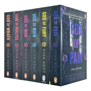 4-7DAYS DELIVERY- Legacy of Gods Series 6 Books Set by Rina Kent (Paperback) NEW - Picture 1 of 5