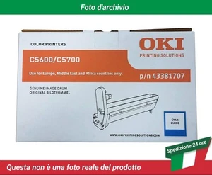 43381707 Oki C5600 Tamburo Ciano - Afbeelding 1 van 3