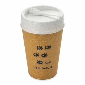 Koziol thermo mug Iso To Go Hell Wach, insulated mug, Nature Wood, 400 ml - Picture 1 of 3