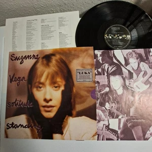 Suzanne Vega - Solitude Standing LP Germany 1987 EX/EX inner + insert + Hype sti - Picture 1 of 4