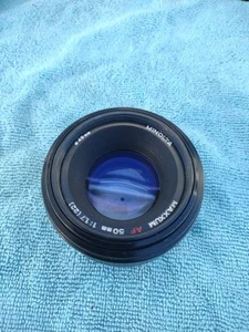 Minolta Maxxum AF 50mm f/1.7 Lens for Sony Alpha A Mount Vintage V24 Good Shape - Picture 1 of 5