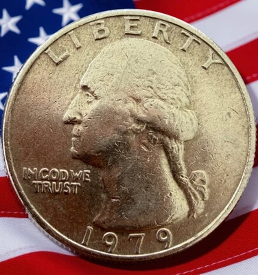 1979 P Washington Quarter 🪙 BU circulated 25C U.S. Mint Coin Collectible 🇺🇸 - Image 1 of 2