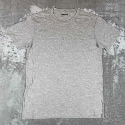 American Giant Crewneck Tee T-Shirt Mens Medium Light Gray Stretch USA New NWOT - Image 1 of 4