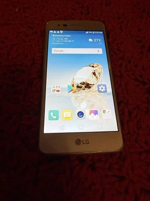 LG Aristo LG-M210 - 16 GB - White (Metro) T-Mobile Clean - Image 1 of 4