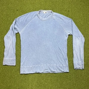 Standard James Perse Sweatshirt Mens 1 Light Blue Pullover Supima Cotton - Picture 1 of 14