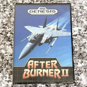 After Burner II Sega Genesis 1990 Sin Manual SEGA Enterprises Ltd Hecho en Japón - Imagen 1 de 9