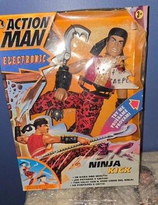 Raro 1997 Nuevo Action Man Ninja Kick por Hasbro / ¡Nuevo en caja! Foto 1 de 4