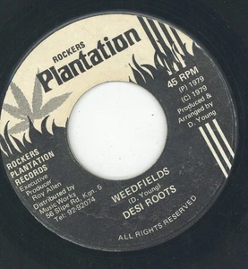 " WEEDFIELDS." desi roots. ROCKERS PLANTAINTON 7in 1979. - Picture 1 of 2