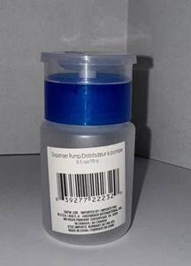 NEW 2.5 OZ PUMP DISPENSER BOTTLE NAIL POLISH REMOVER LIQUID TOILETRIES TRAVEL - Picture 1 of 1