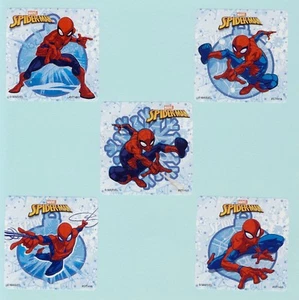 10 adesivi Marvel Spider-Man Winter - grandi - festività natalizie - Foto 1 di 1