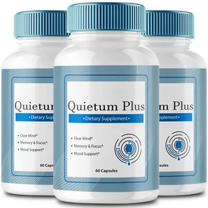 (3 Pack) Quietum Plus, Quietum Tinnitus & Ear Ringing Relief (180 Capsules) - Picture 1 of 3