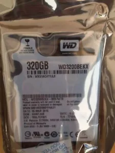 Western Digital Black 320GB WD3200BEKX 7200RPM SATA 2.5" Laptop HDD - Picture 1 of 1