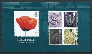 MS2886 2008 Lest We Forget Miniature Sheet - UNMOUNTED MINT - Bild 1 von 1