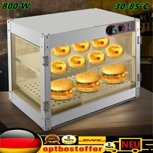 Scaldavivande commerciale 800W vetrina torte acciaio inox 30-85°C - Foto 1 di 14