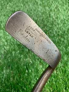 Antique Vintage Alex Patrick, Leven Scotland, Hickory Shaft “Poplar” Wry Neck Pu - Picture 1 of 8