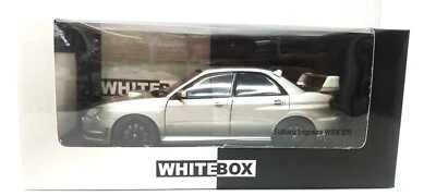 Subaru Impreza WRX STI RHD 2006 Grey Grigio Metallizzato Whitebox 1:24 Nuovo - Immagine 1 di 4