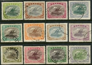 PAPUA 1916-31 LAKATOI SET TO 10/- SG93/104 (NO 1d) FINE USED - Picture 1 of 1