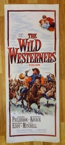 THE WILD WESTERNERS - Shipments of GOLD Stolen - 1962 Poster Insert 36x14" - Bild 1 von 1